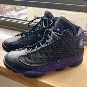 Nike Air Jordan 13 Retro DJ5982 015, Black/Court Purple, Men's Size 11 EUC